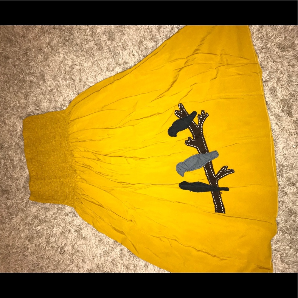 Yellow summer dress